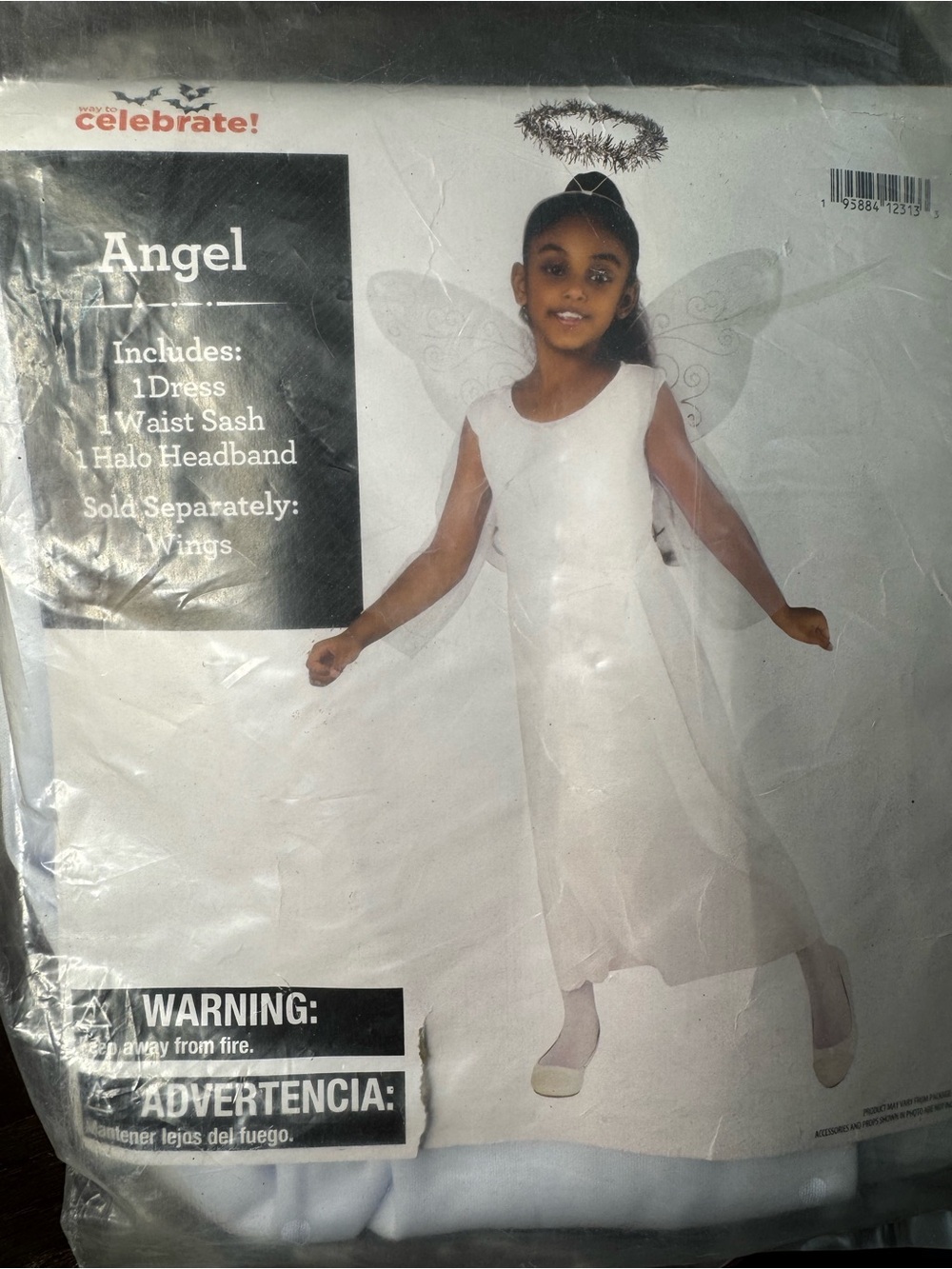 New Kids Angel Halloween Costume 10/12